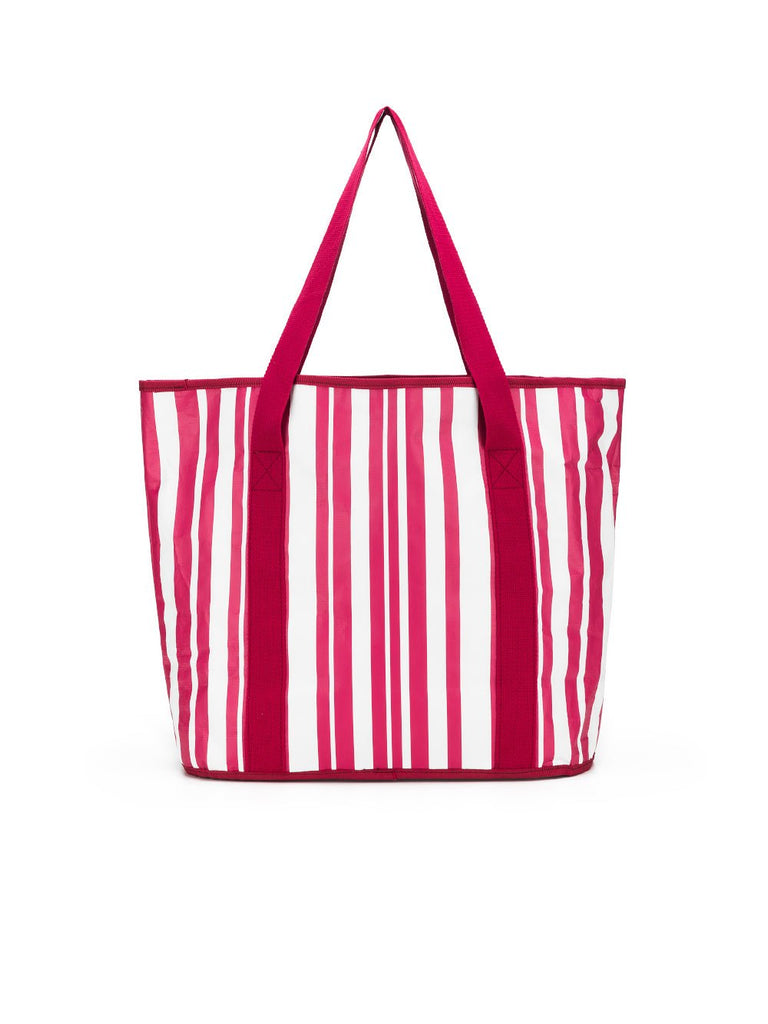 Sabbia Beach Bag Small - Pink Stripe - RC & Co