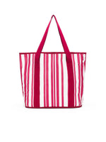 Sabbia Beach Bag Small - Pink Stripe