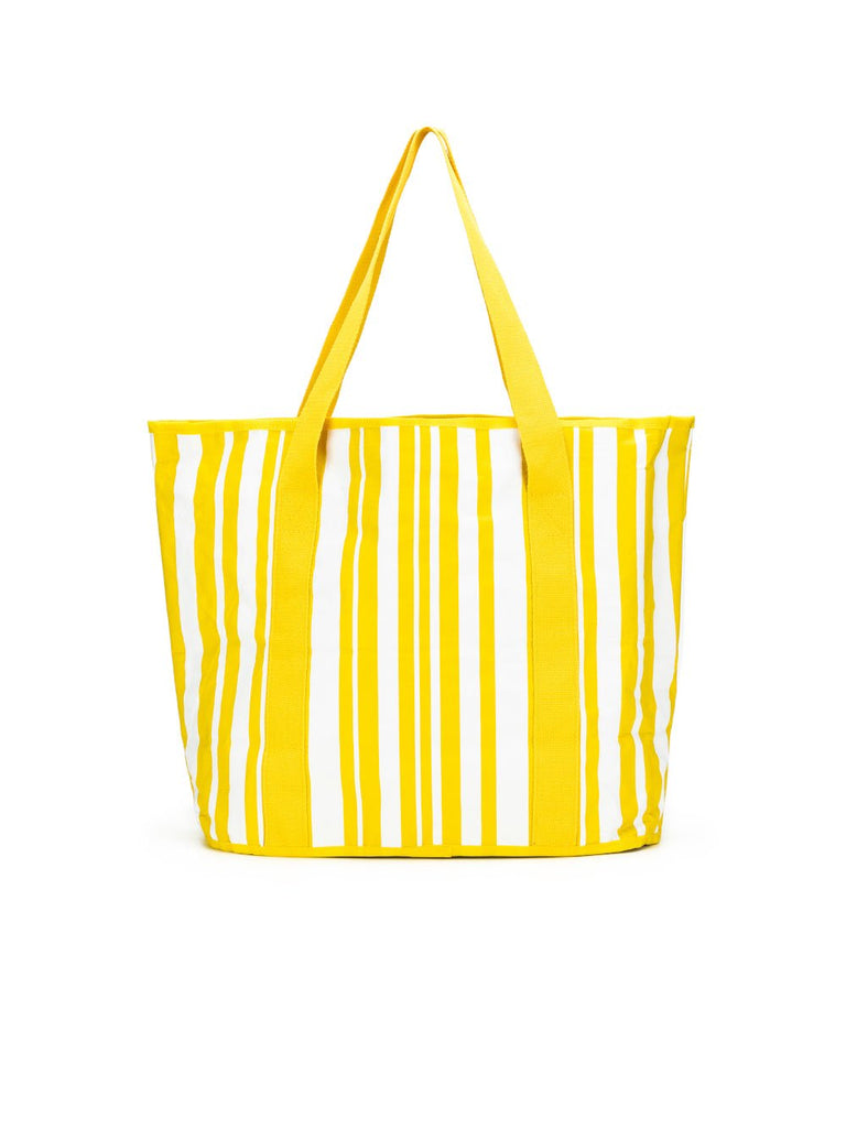 Sabbia Beach Bag Small - Yellow Stripe - RC & Co