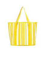 Sabbia Beach Bag Small - Yellow Stripe