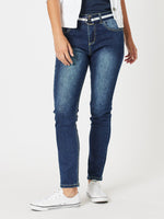 Sammi High Rise Slim Leg Stretch Jean - Dark Denim