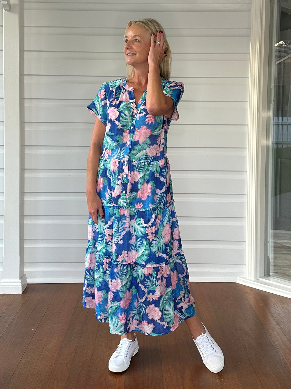 Santa Monica Floral Dress - Multi - RC & Co