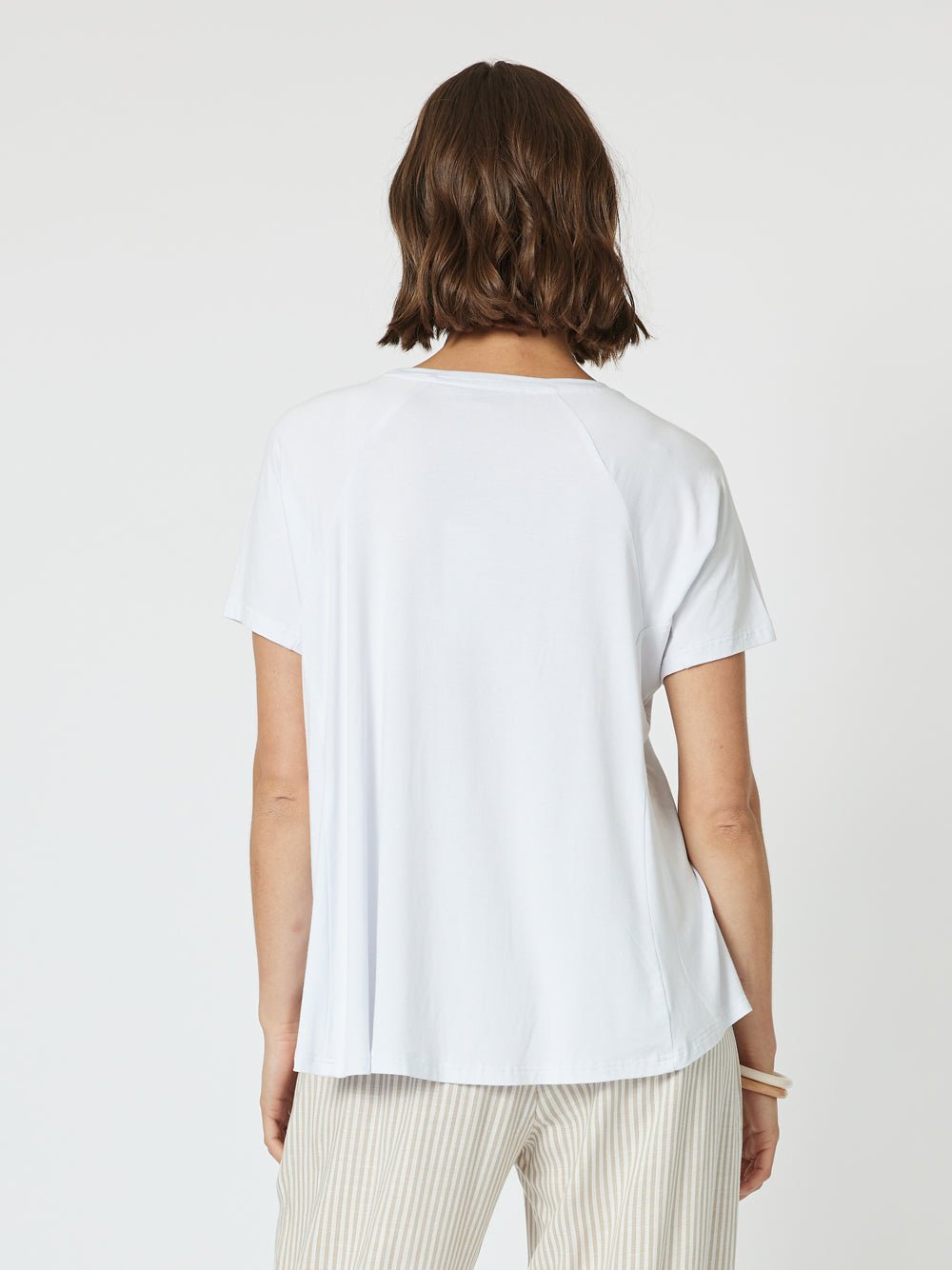 Sequin Patch Tee - White/Bronze - RC & Co