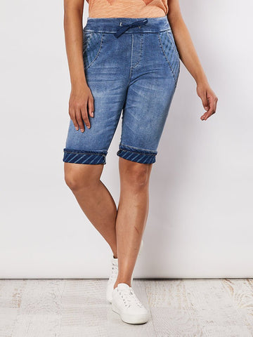 Stretch Denim Shorts - Denim - RC & Co