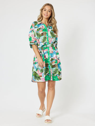 Tahiti Floral Dress - Multi - RC & Co