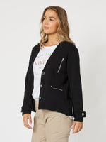 Tasha Knit Jacket - Black