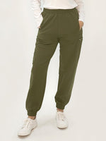 Tracey Zip Pocket Pant - Khaki