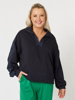 Urban Zip Sweatshirt - Navy