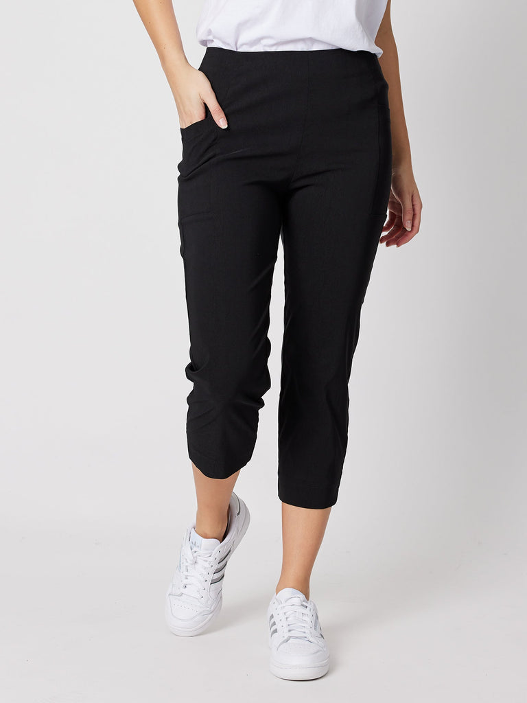 Zara Stretch Pant - Black - RC & Co