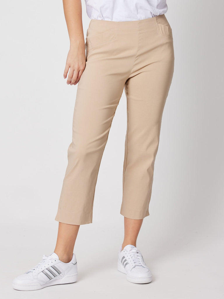 Zara Stretch Pant - Natural - RC & Co